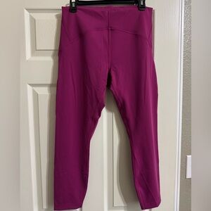 lululemon InStill High-Rise Magenta Purple Leggings Size 12